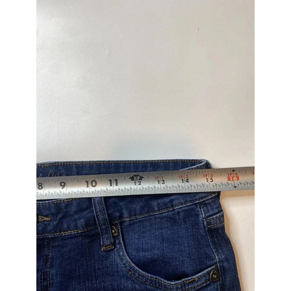 Kut from the Kloth Jeans Womens 6 Blue Denim Straight Leg Flat Front Streetwear - Picture 5 of 8